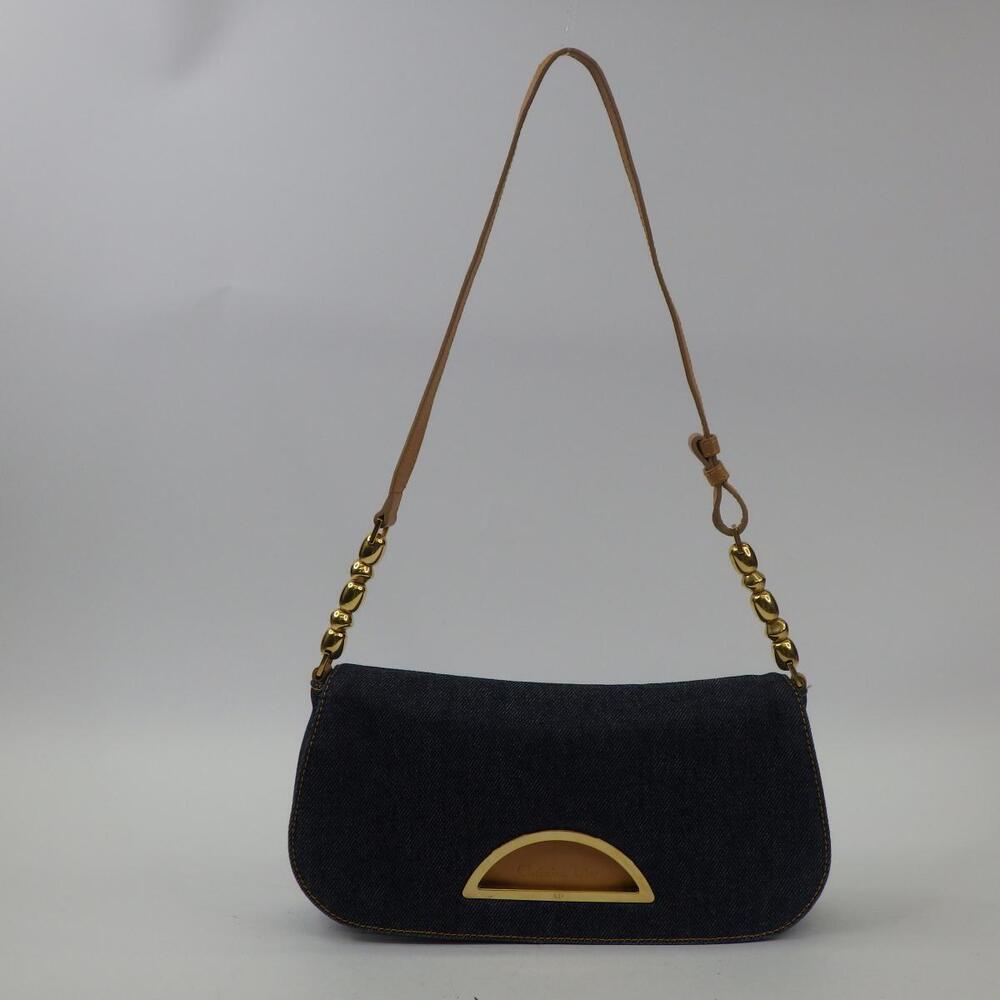 Christian Dior Maris Pearl Shoulder Bag Blue